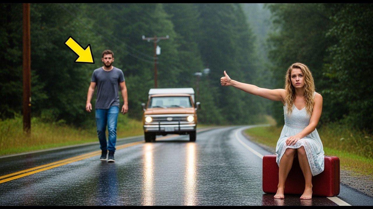 He Offered a Ride to a Girl Hitchhiking in the Rain—Not Knowing She Was a Runaway Heiress Billions…