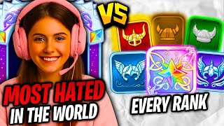 Most Hated Brawlhalla Player In The WORLD vs Every Rank
