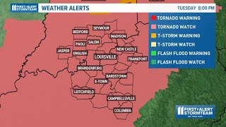 WATCH LIVE | Tracking tornado threat over next 24 hours in Kentucky, Indiana
