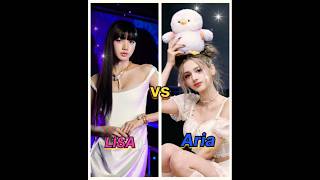 lisa vs aria how are best idol✨ #blackpink