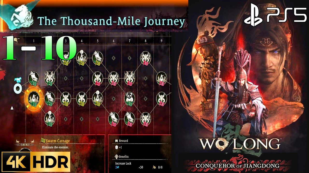 1-10 Thousand Mile Journey Wo Long Fallen Dynasty Gameplay PS5 | Wo Long The Thousand Mile Journey