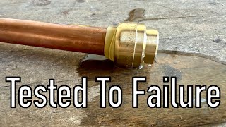 Propress Vs. Sharkbite Pressure Test Which No-Solder Fitting Is Better?