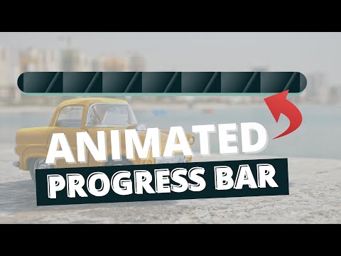 Animated Progress Bar Using Only HTML & CSS - Pure CSS Tutorial - CodeWithTanmay