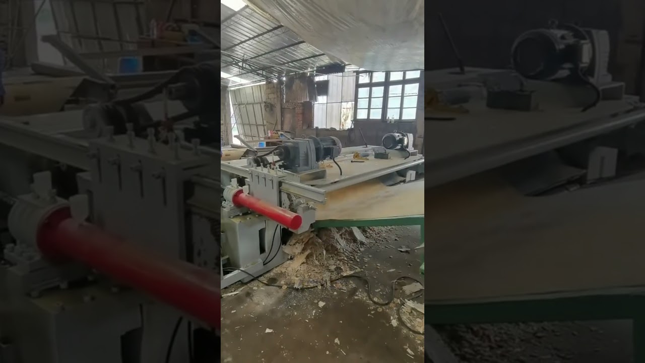 Reinforced-Frame 8FT Spindless Veneer Peeling Machine 