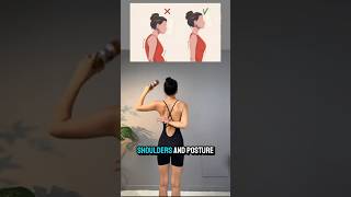 Fix Rounded Shoulders ,Better Posture ,Straight Shoulders ,Toned Back #shorts #workout #usafitness