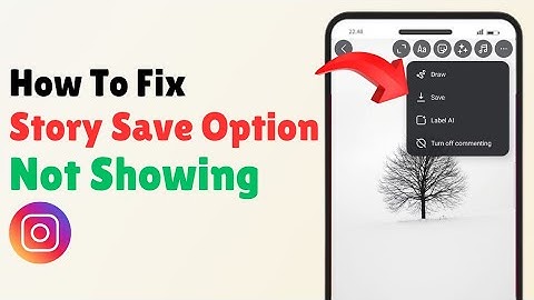 How to Fix Instagram Story Save Option Not Showing Problem | Save Option Missing on Instagram Story