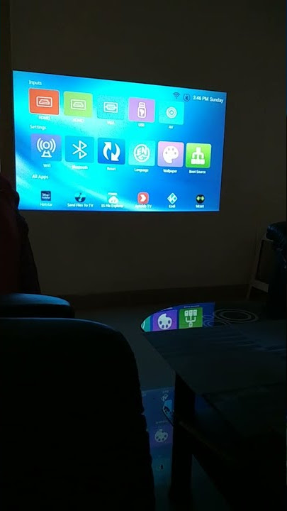 #shorts AUN Akey6S Projector Review - 2021 | Best 3D Full HD Smart Android Projector Under 15000