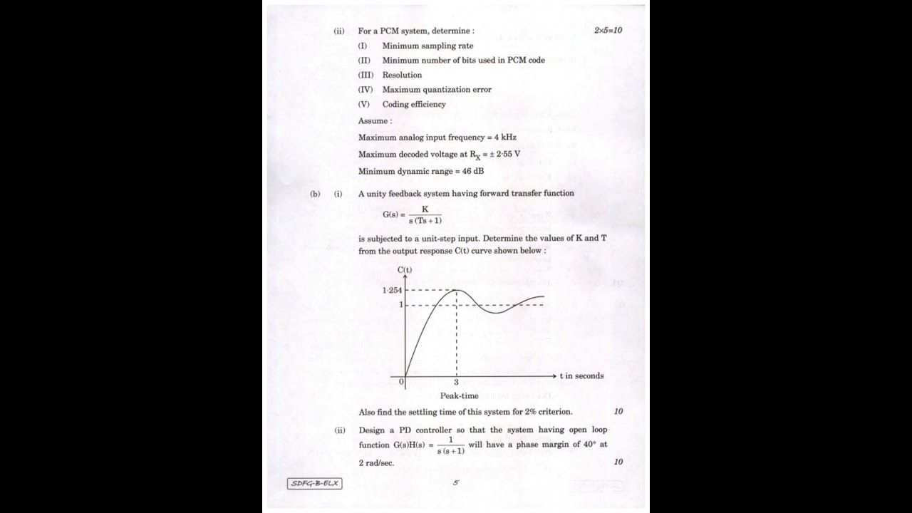 IES Electronics and Telecommunication Engineering Previous year question paper 2023