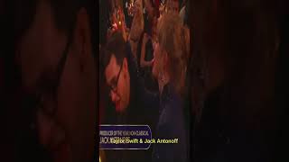 Taylor Swift & Jack Antonoff celebrating GRAMMYs win