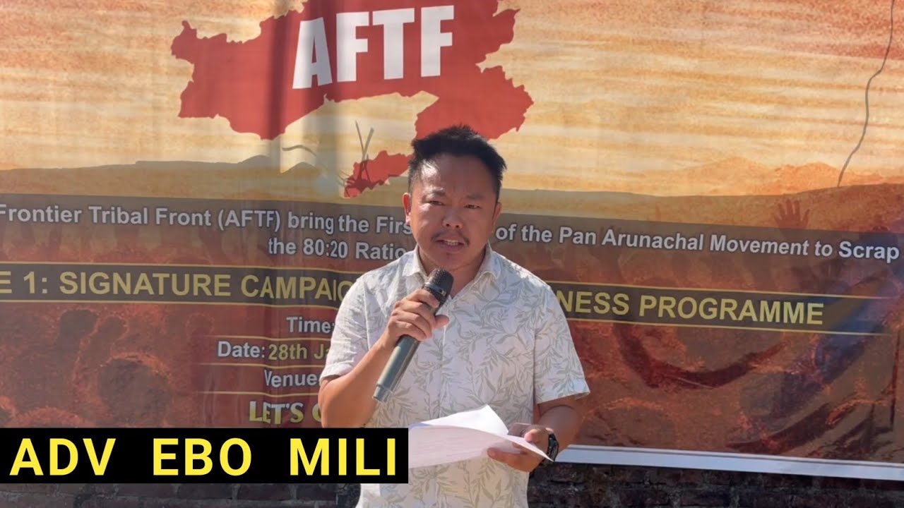 Renowned Anti Dam Activist Ebo Mili Supports AFTF's demand to SCRAP 80:20 Job Reservation system