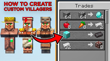 How to create Custom Villagers Trade In Minecraft | Tutorial