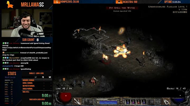 [Part 1] Diablo 2 - Minimum% Sorceress Speedrun (No optional quests)!