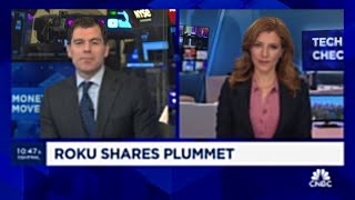 Roku shares plummet