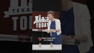 Power Lights With A Moving Magnet Using A #Physics! More @ Tx.ag/Txamtodayshow #Shorts #Viral #Fyp