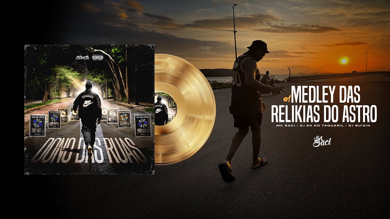 MEDLEY DAS RELIKIAS DO ASTRO  - MC SACI | DJ 2K DO TAQUARIL, DJ GUIZIN