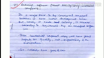 Reducing software product size by using commercial components - lecture 9/ project management