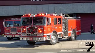 Long Beach Fire Department - Engine 14 Responding
