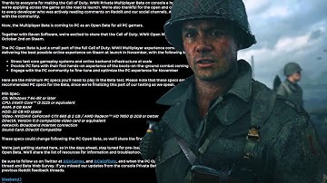 The 5 MOST IMPORTANT Things To Know About the COD WW2 PC Beta