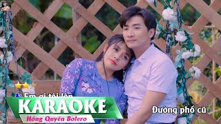 Video thumbnail of "KARAOKE - Chiều Cuối Tuần | Song ca với ca sĩ Hồng Quyên"