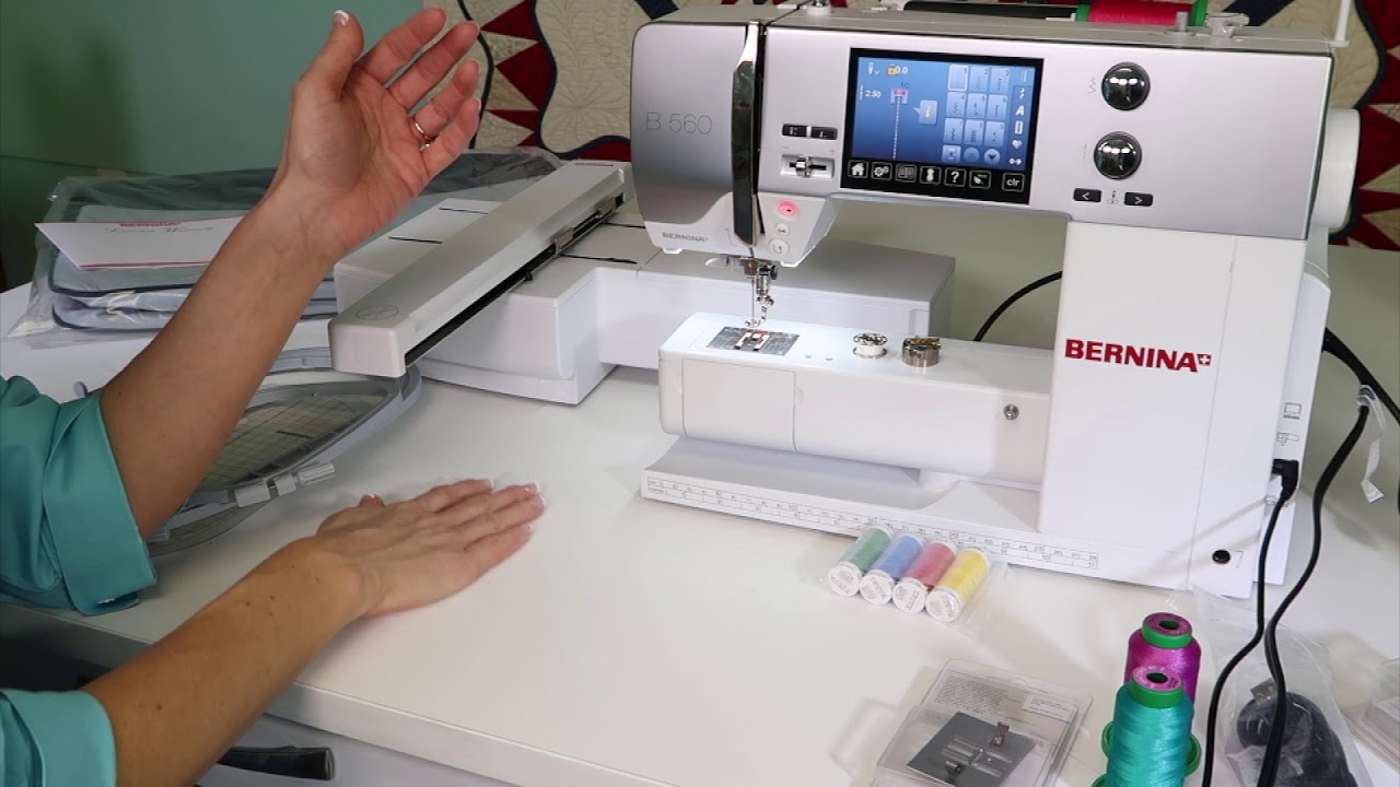 Bernina 560 73 Embroidery Accessories YouTube