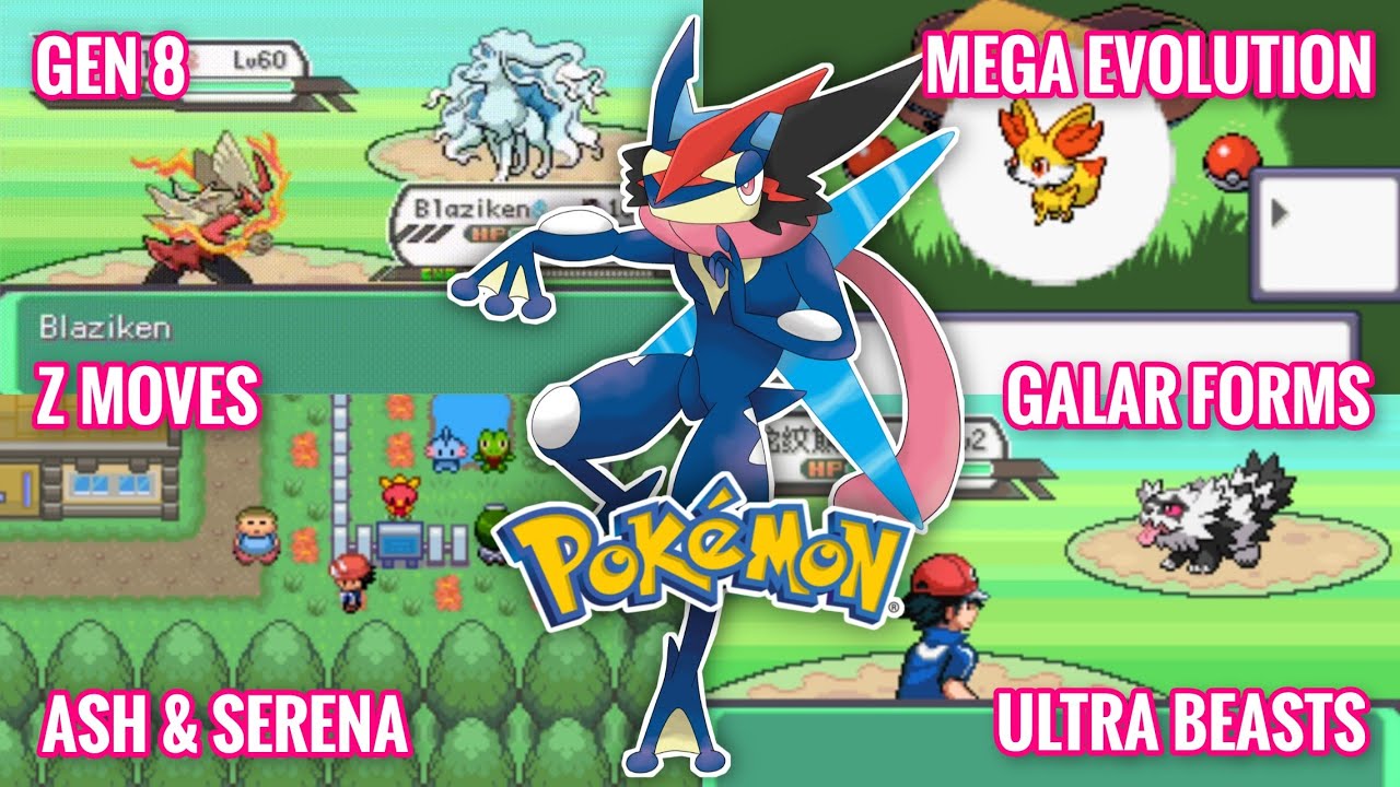 Best Completed Pokemon GBA Rom With Alola Region, Ash Grininja, Mega  Evolution & More To Explore. 
