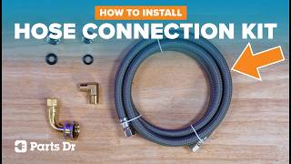 GE Dishwasher 6-Foot Fill Hose Connector Kit Installation | Part WX28X326 | Parts Dr