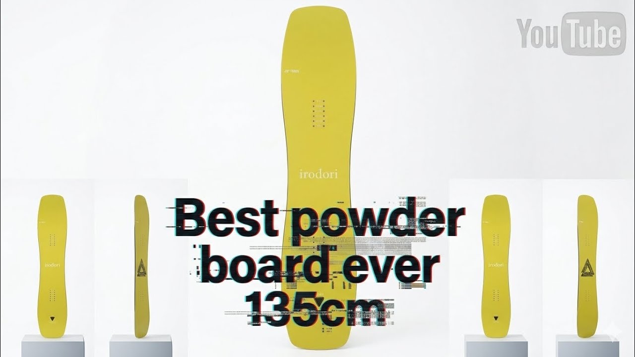 The best powder snowboard: the Yonex Irodori 135cm review - YouTube