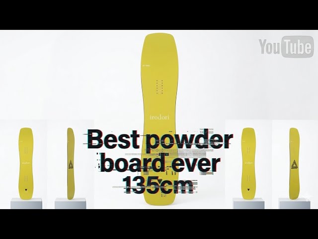 The best powder snowboard: the Yonex Irodori 135cm review - YouTube
