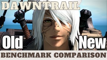FFXIV Dawntrail Benchmark side by side comparison