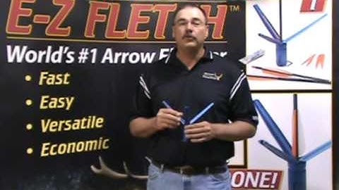 HOW TO FLETCH ARROWS WITH ARIZONA E-Z FLETCH