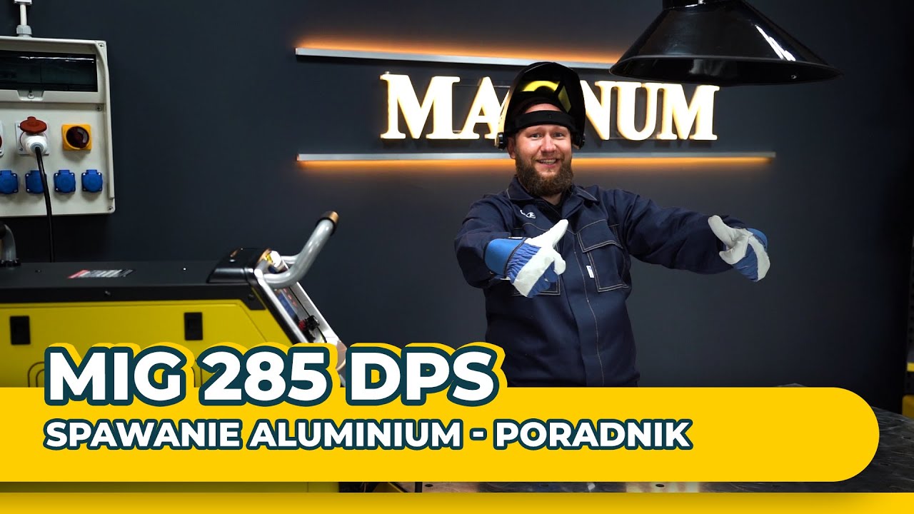 Spawarka Magnum MIG 285 Dual Puls Synergia LCD - zestaw