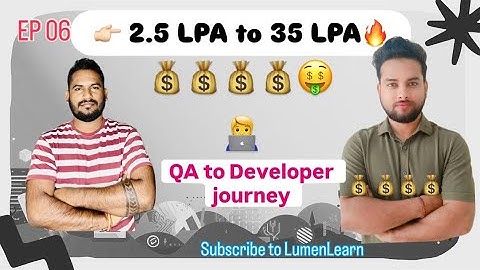 From 2.5 LPA to 35 LPA – QA to Software Engineer Journey | The Power of Faith, DSA & Hard Work