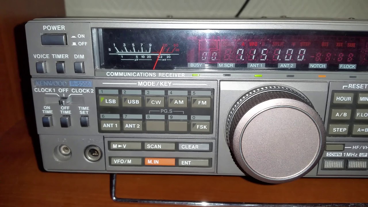 KENWOOD R5000 40 meters YouTube