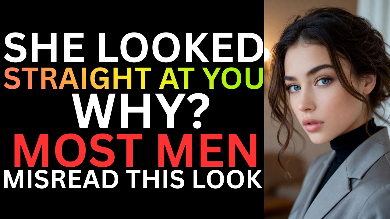 If a Woman Makes Direct Eye Contact With You - What It Really Means | Female Psychology