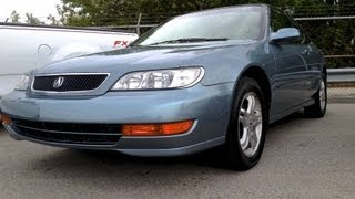 1998 Acura CL 2.3L Start Up, Quick Tour, & Rev With Exhaust View