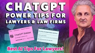 ChatGPT Power Tips for Lawyers & Law Firms. Embrace AI or Die :)