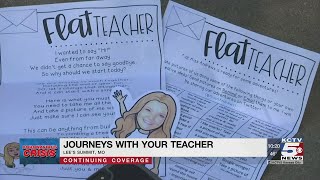Local teachers find creative way to connect with their students