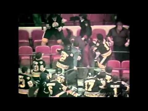 Boston Bruins vs New York Rangers - Fight In The Stands