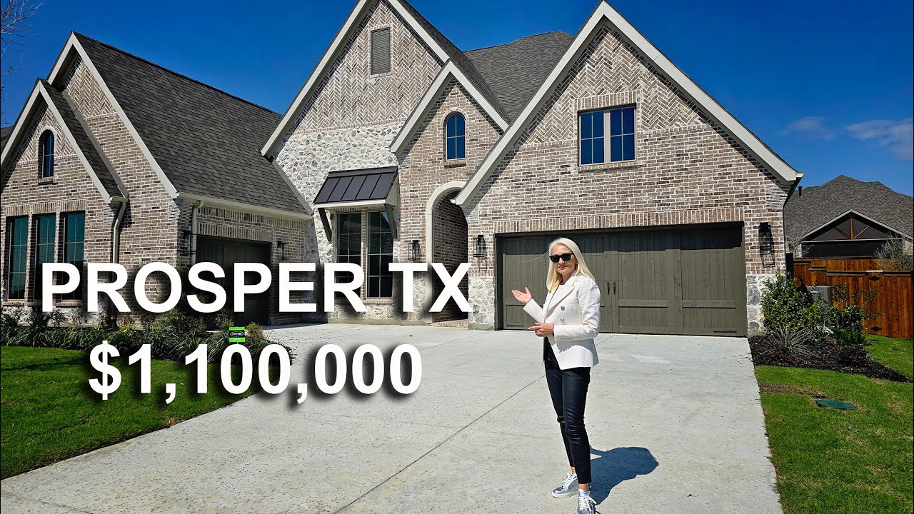 A 1,100,000 House in Texas. Star Trail Prosper. Britton Homes