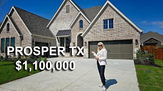 A $1,100,000 House in Texas. Star Trail Prosper. Britton Homes. Complete Walkthrough.