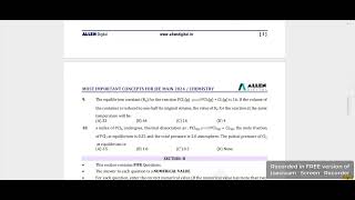 Jee Main 2024 Notes Question Paper