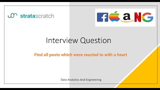 Posts with Heart Reaction | Easy | StrataScratch | SQL | Solution | Interview Problem