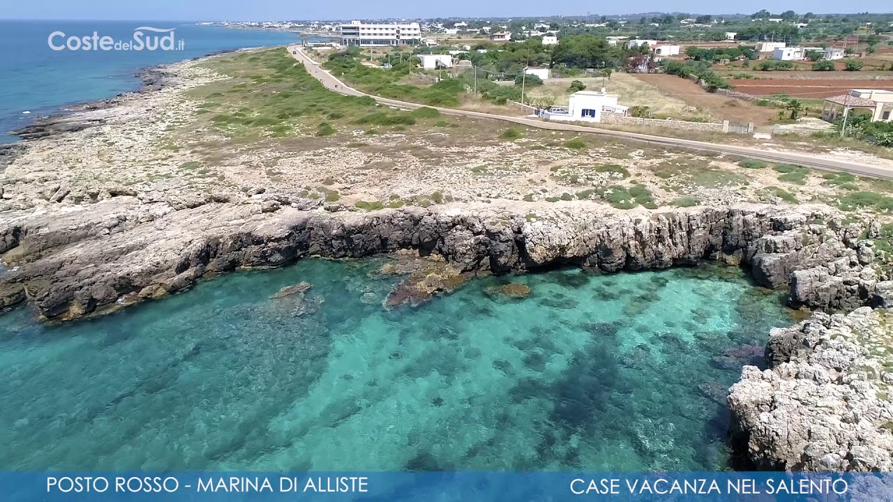 POSTO ROSSO - MARINA DI ALLISTE - VACANZE - DRONE - Coste del Sud Salento