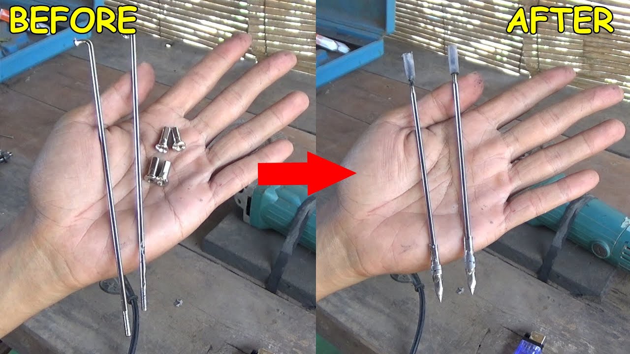 WOW !!! BEGINI, CARA BUAT PASER IKAN DARI RUJI MOTOR, AKURAT DAN AMPUH