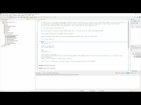 Java Lab: Leap Year Methods