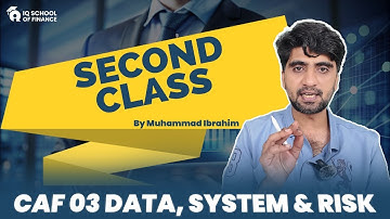 𝐂𝐀𝐅 𝟑 – 𝐃𝐚𝐭𝐚, 𝐒𝐲𝐬𝐭𝐞𝐦 & 𝐑𝐢𝐬𝐤 | 𝐒𝐞𝐜𝐨𝐧𝐝 𝐂𝐥𝐚𝐬𝐬 𝐛𝐲 𝐒𝐢𝐫 𝐌𝐮𝐡𝐚𝐦𝐦𝐚𝐝 𝐈𝐛𝐫𝐚𝐡𝐢𝐦 | 𝐈𝐐 𝐒𝐜𝐡𝐨𝐨𝐥 𝐨𝐟 𝐅𝐢𝐧𝐚𝐧𝐜𝐞