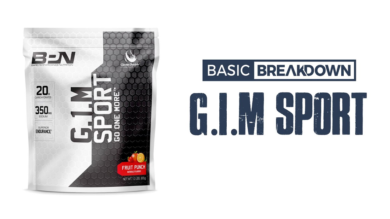 BPN G.1.M Sport Carbohydrate Electrolyte Supplement Review Basic Breakdown