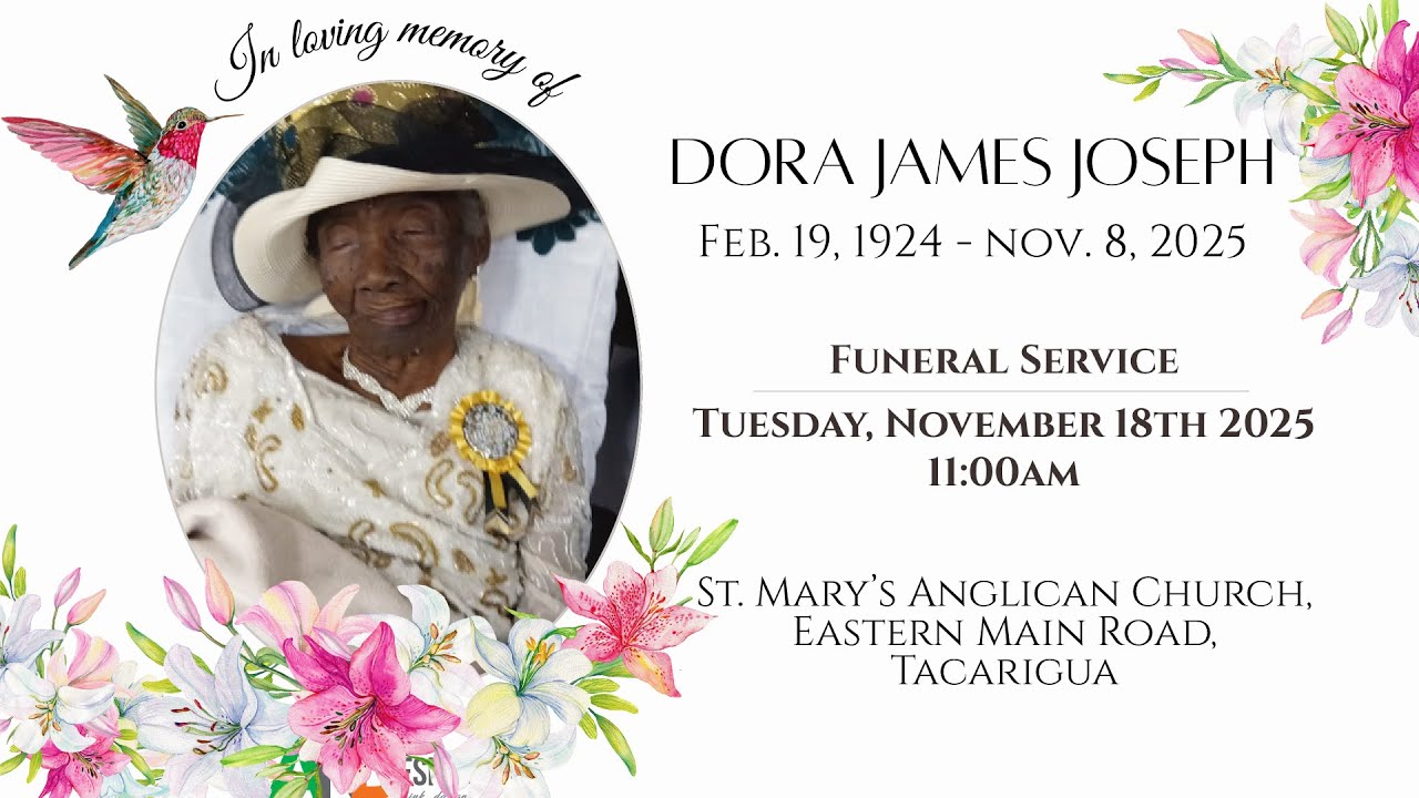 The Funeral Service of Dora James Joseph - YouTube
