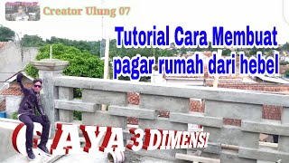 How to Make a Minimalist 3-Dimensional Hebel Fence || Latest Hebel Fence 2022