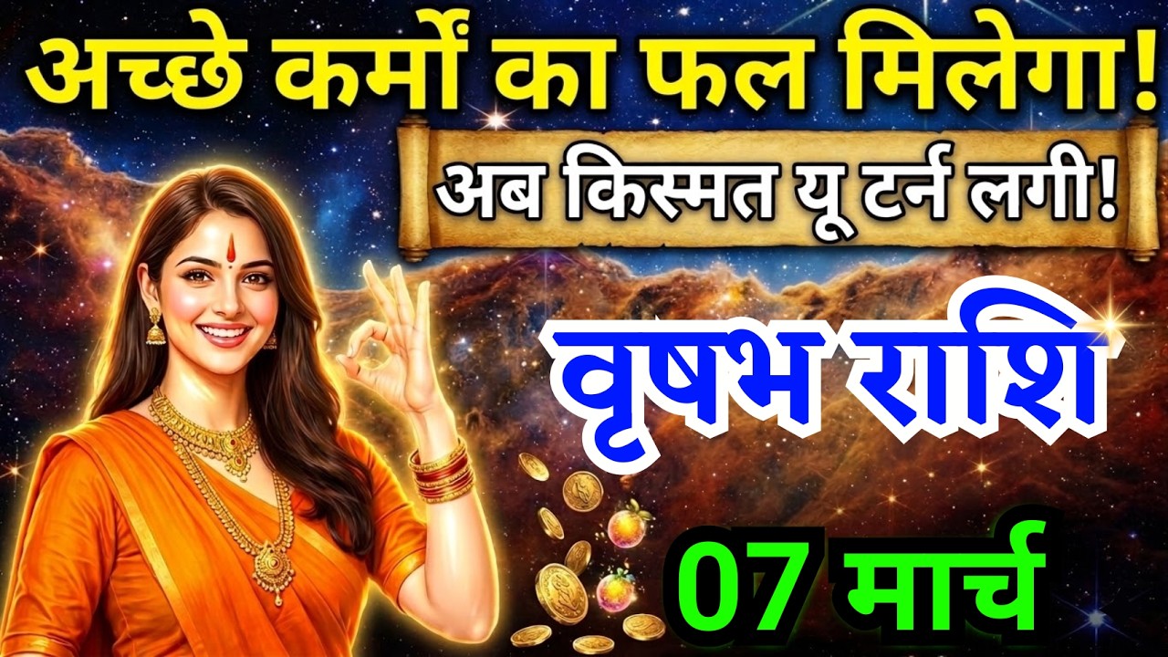 7 मार्च, वृषभ राशि वालों अच्छे कर्मों का फल मिलेगा, vrishabh Rashi, Aaj Ka Rashifal